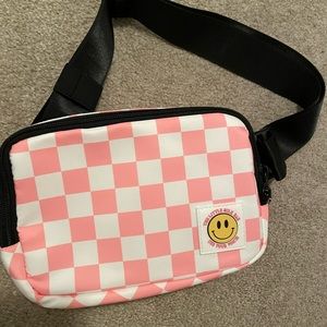 NWOT checkered waist bag